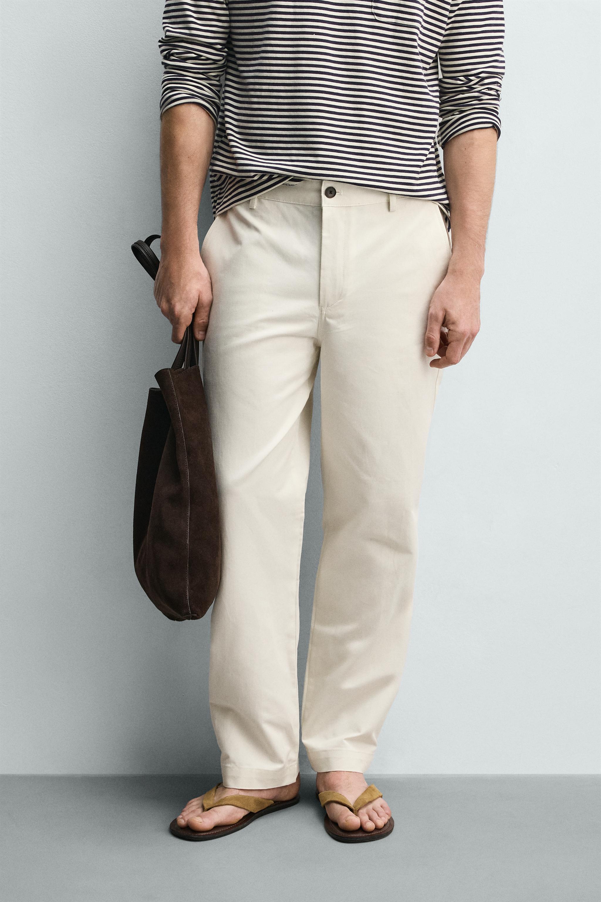STRAIGHT FIT CHINO PANTS