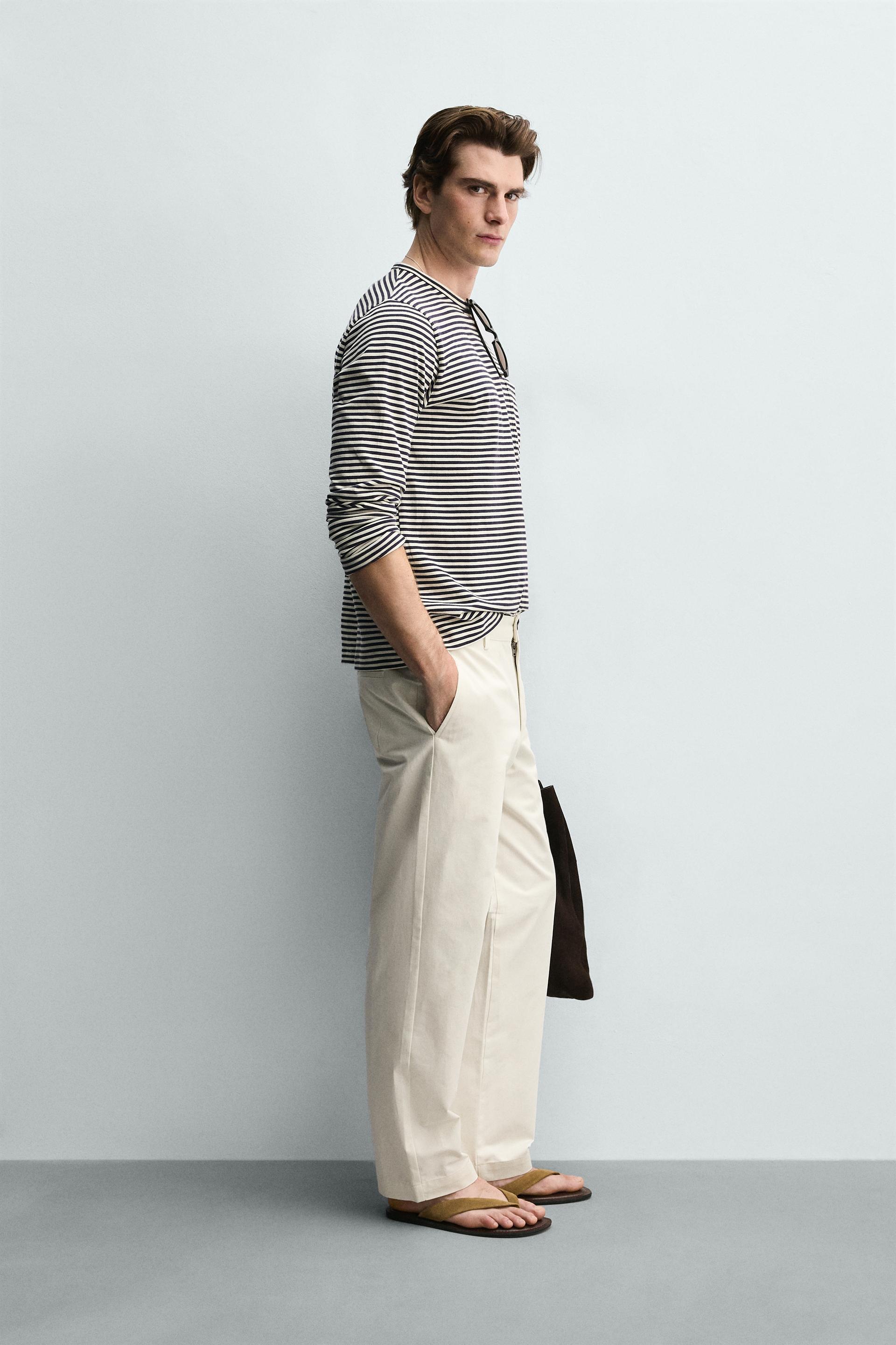 STRAIGHT FIT CHINO PANTS