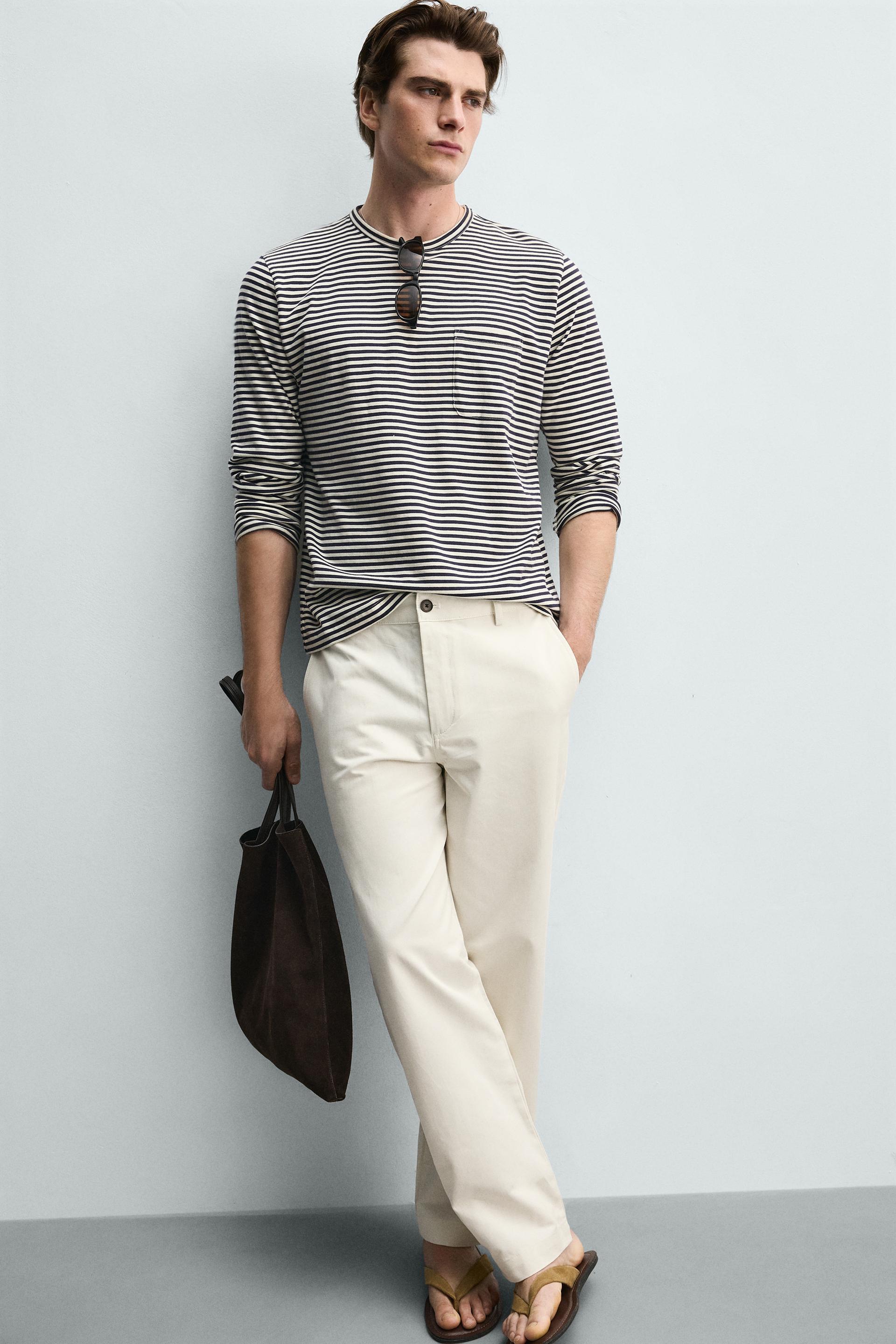 STRAIGHT FIT CHINO PANTS