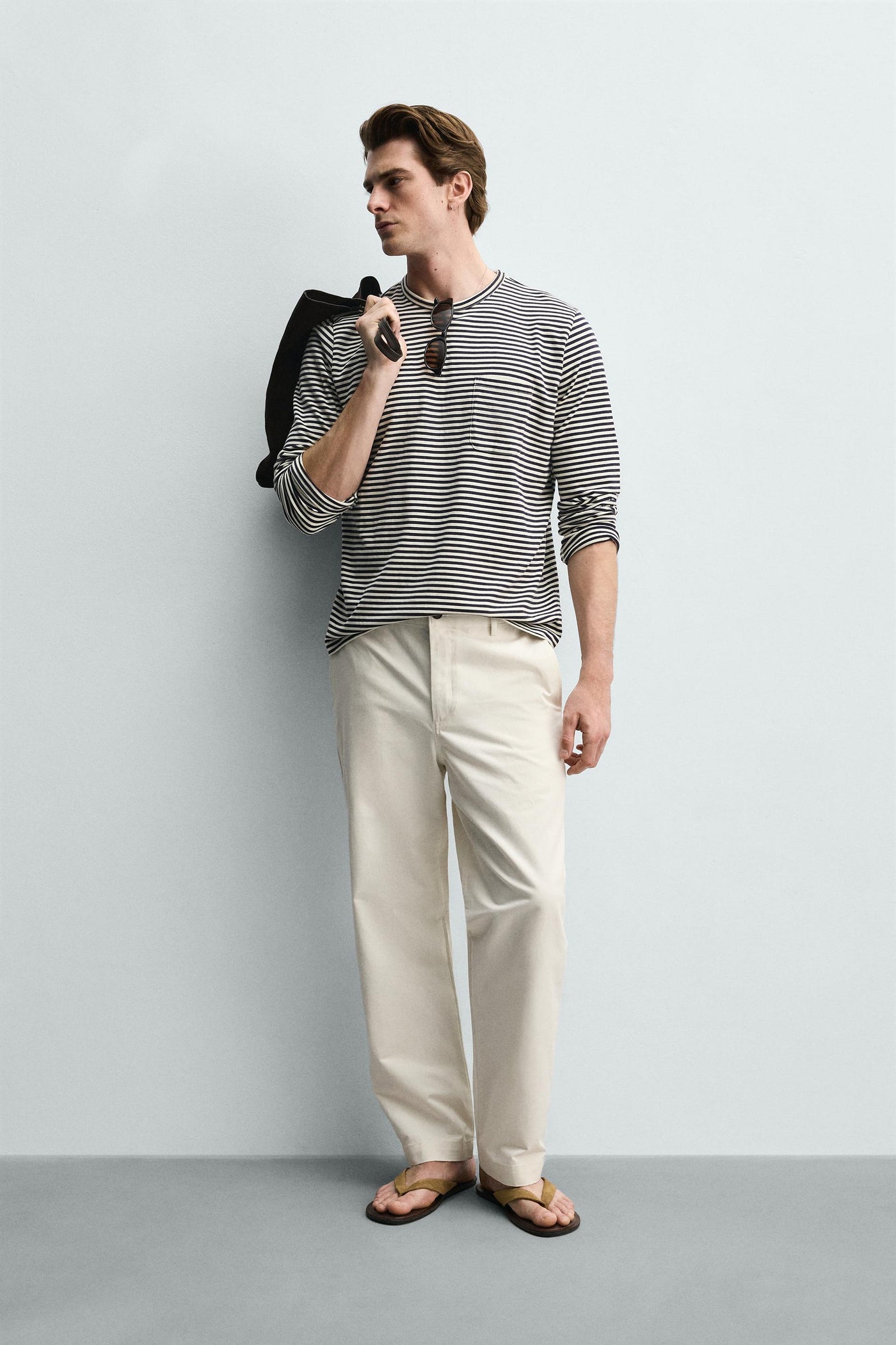 STRAIGHT FIT CHINO PANTS