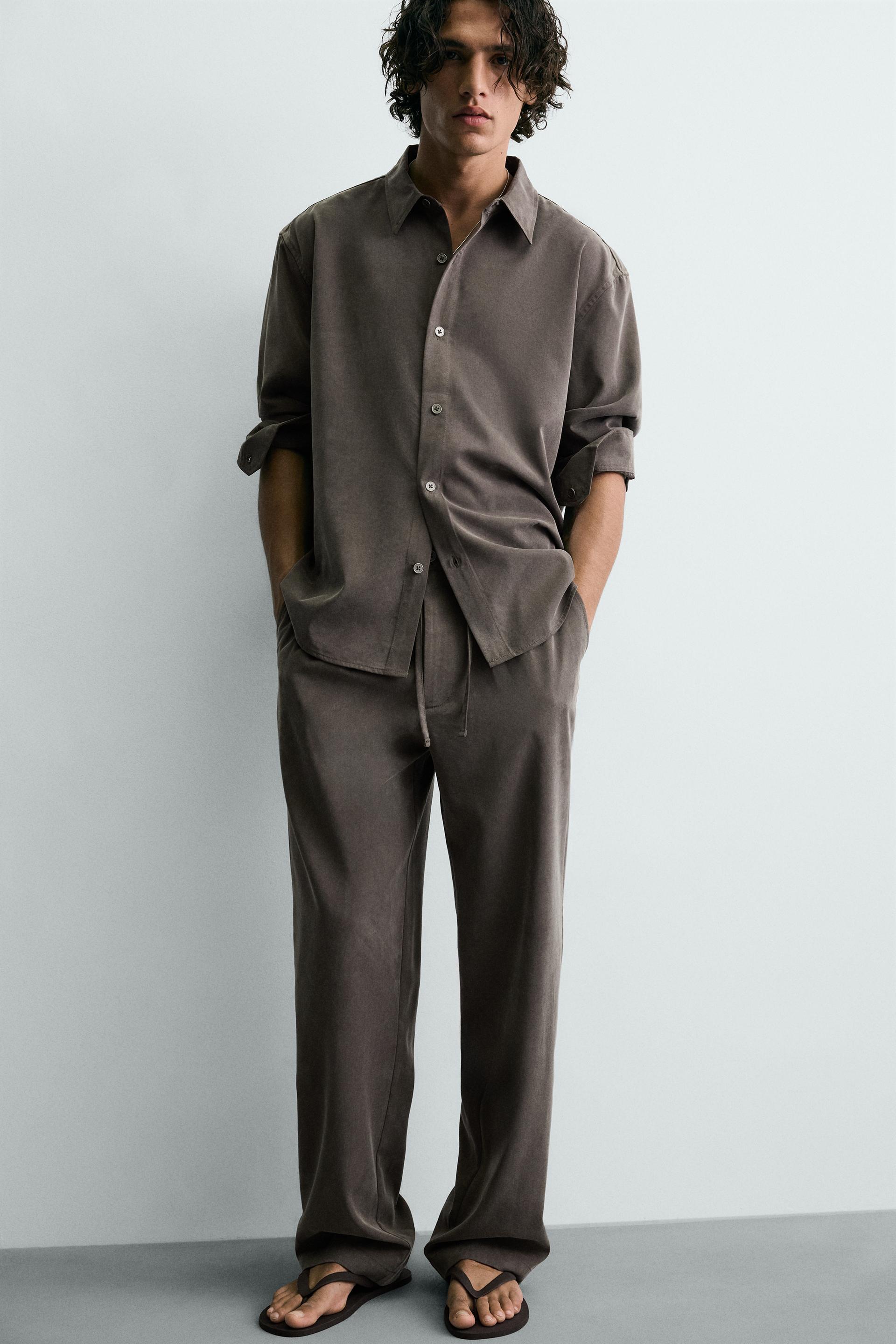 RELAXED FIT FLOWY PANTS