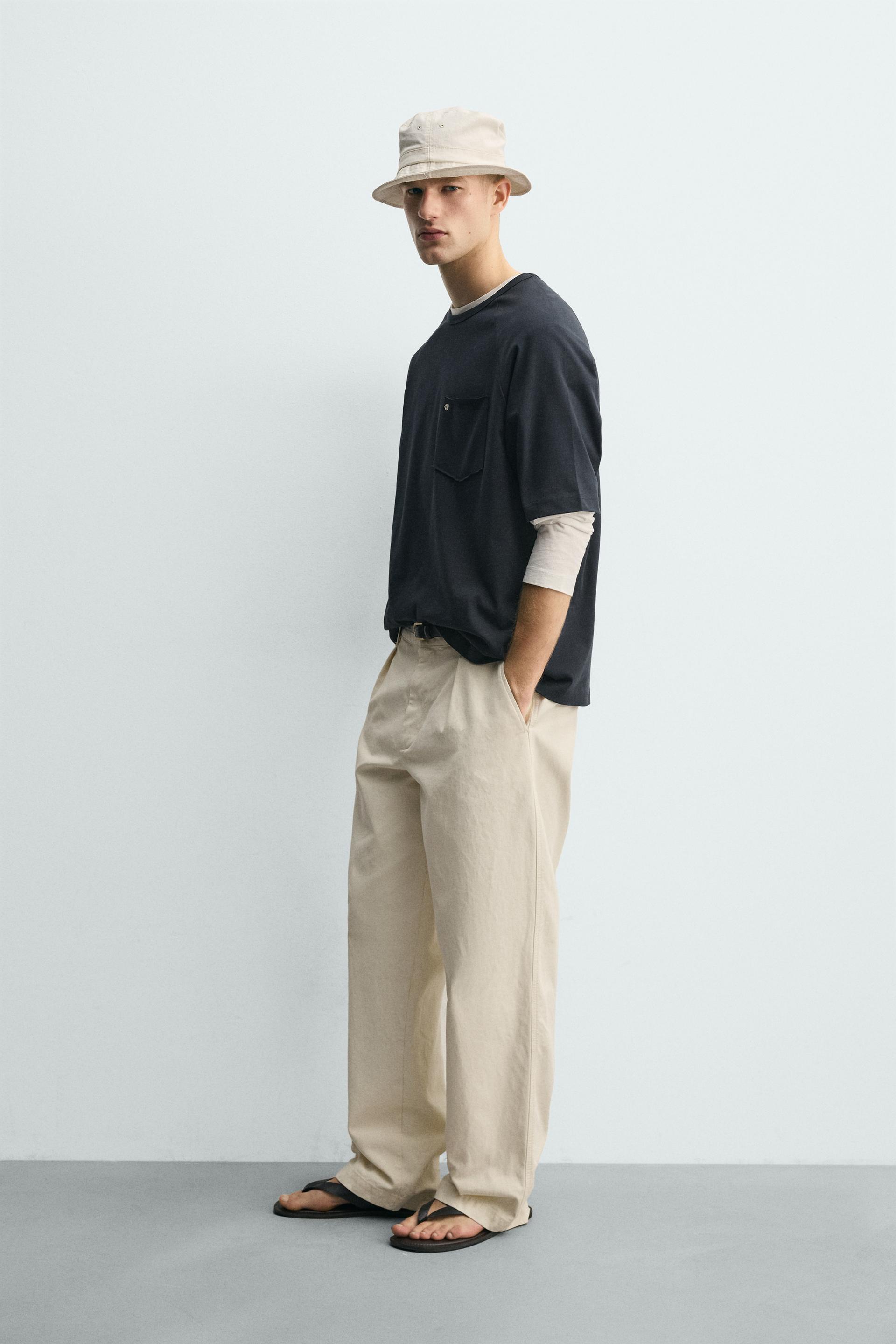 RELAXED FIT RIVET POCKET T-SHIRT