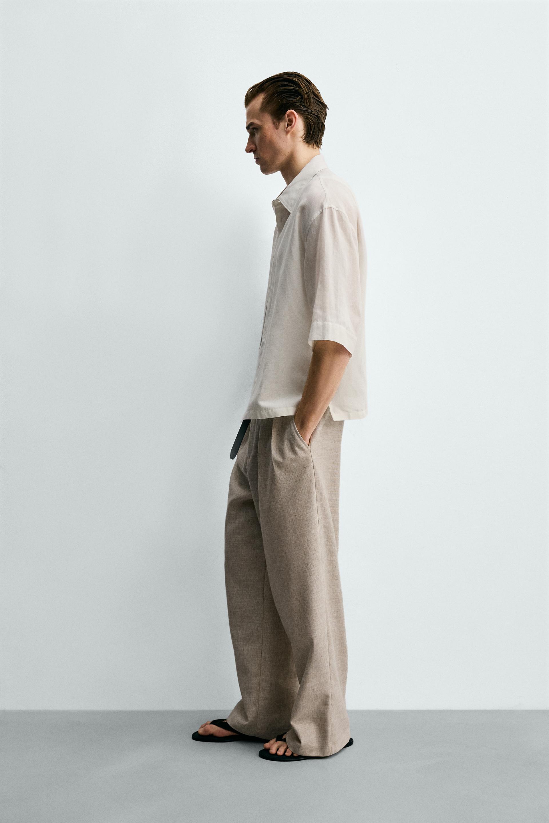 BOX-FIT TEXTURED SHIRT