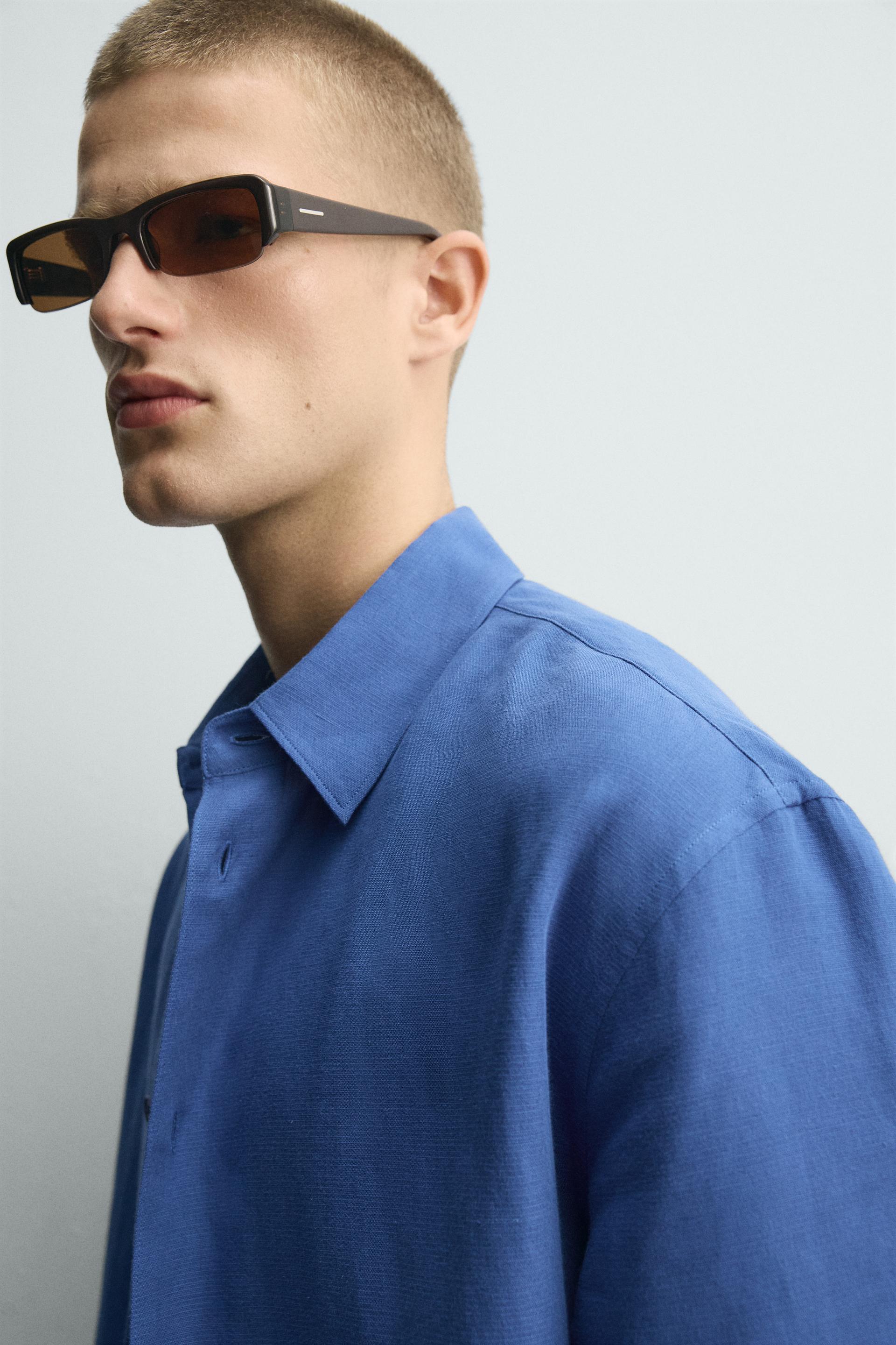 BOXY FIT TEXTURED SHIRT