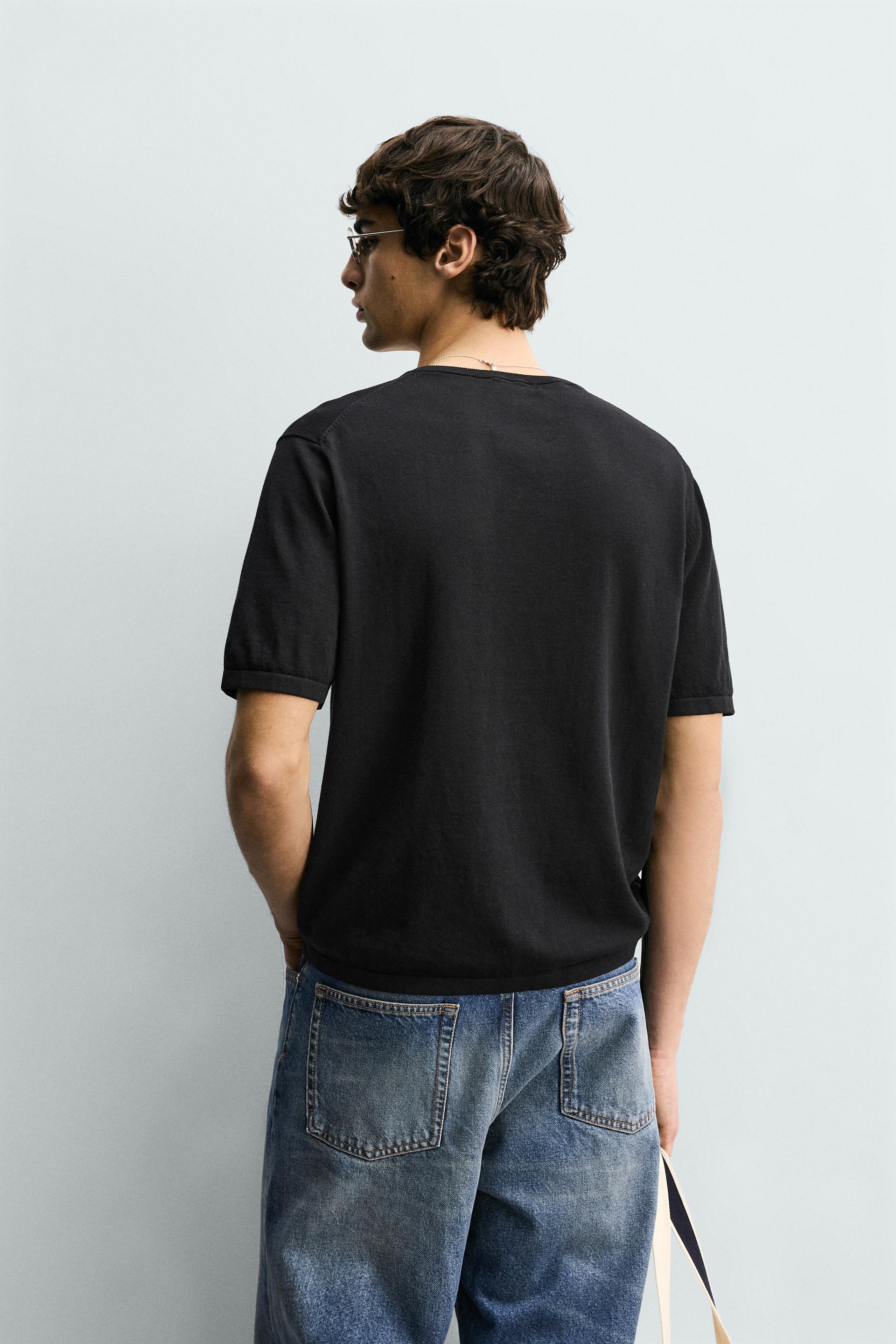 KNIT HENLEY SHIRT