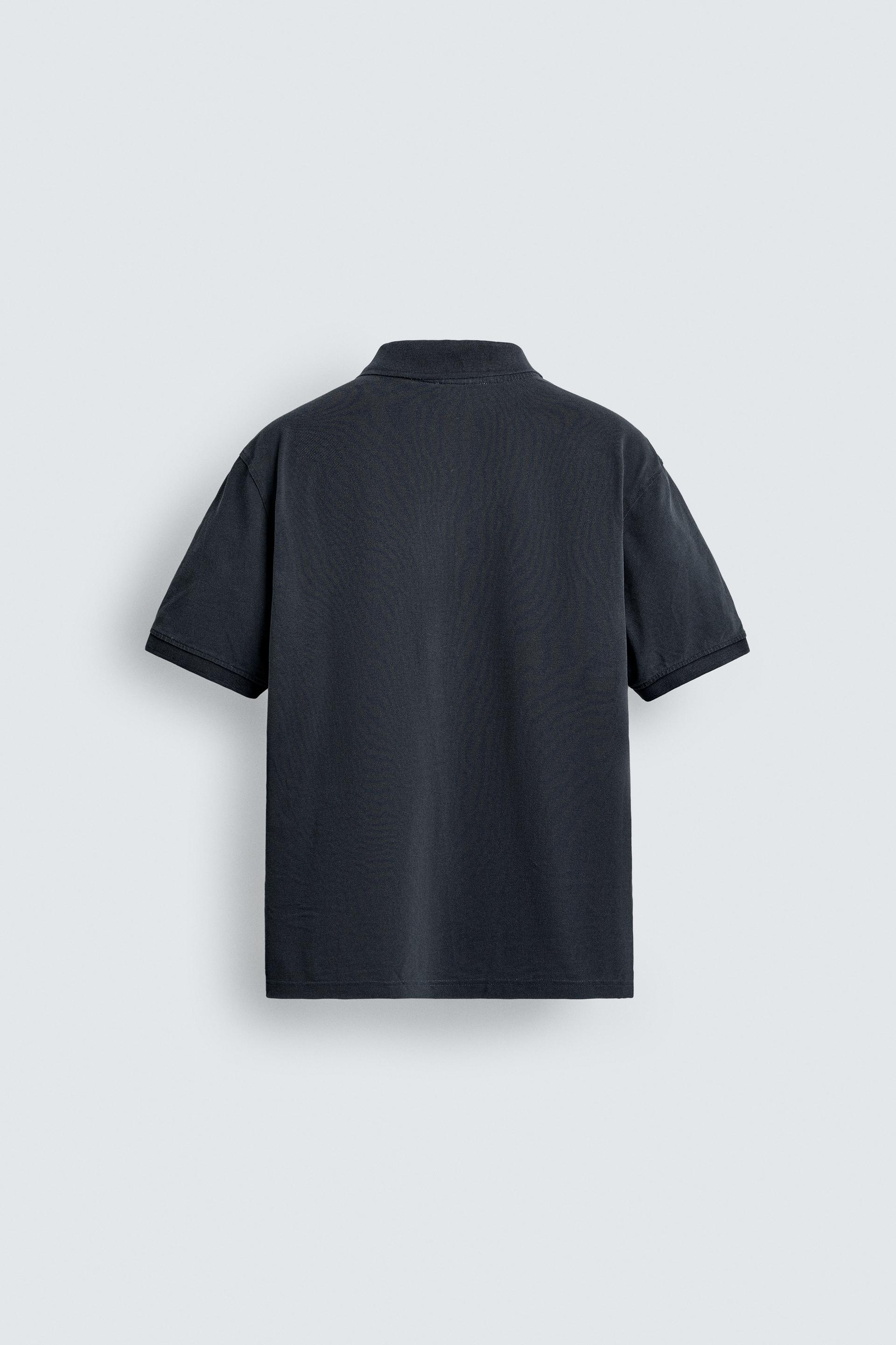 WASHED PIQUÉ POLO AARON LEVINE X ZARA