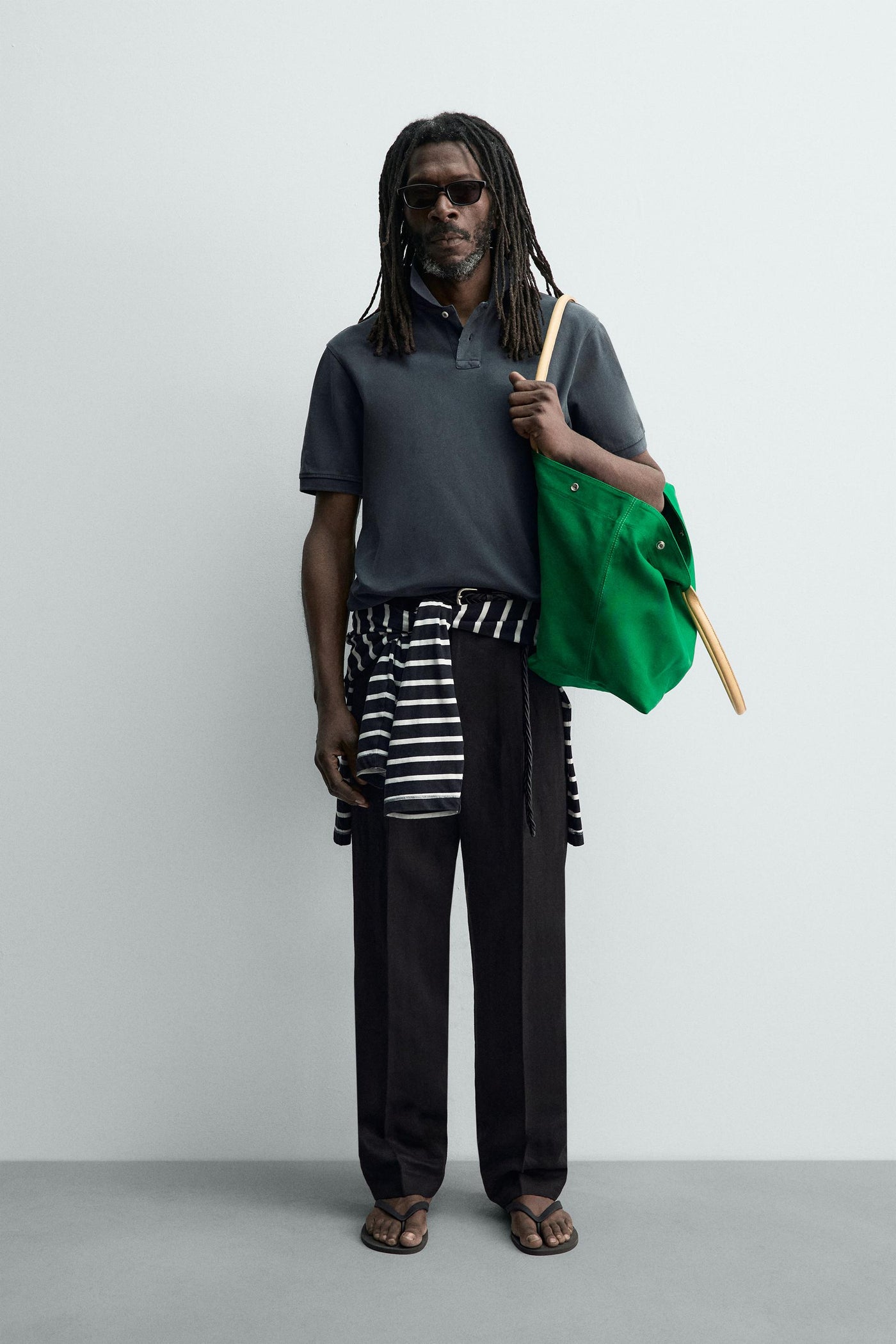 WASHED PIQUÉ POLO AARON LEVINE X ZARA